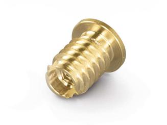 QUICKSERT® Hex insertos roscado para inserção de parafuso autorroscante, flange 